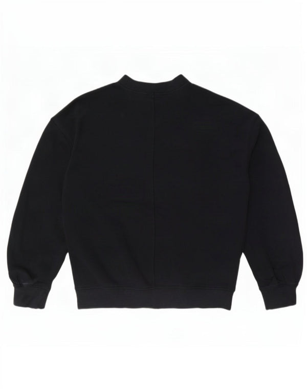 Cos Sweat-shirt surdimensionné pour femme UK 10 Petit coton noir