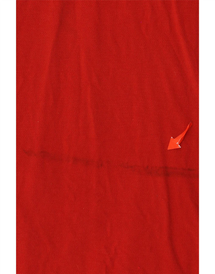 Diadora Polo Homme Petit Rouge Coton
