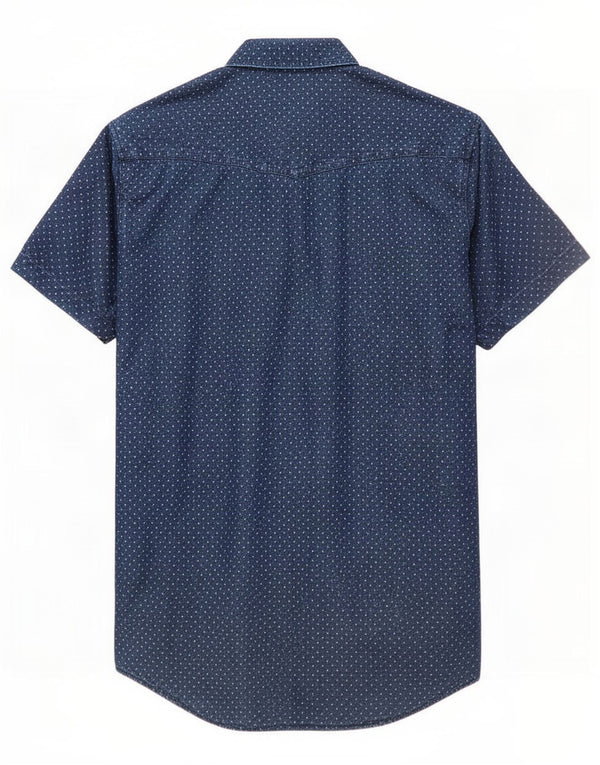 Levi's Chemise à Manches Courtes Modern Fit Homme Bleu Marine à Pois Coton