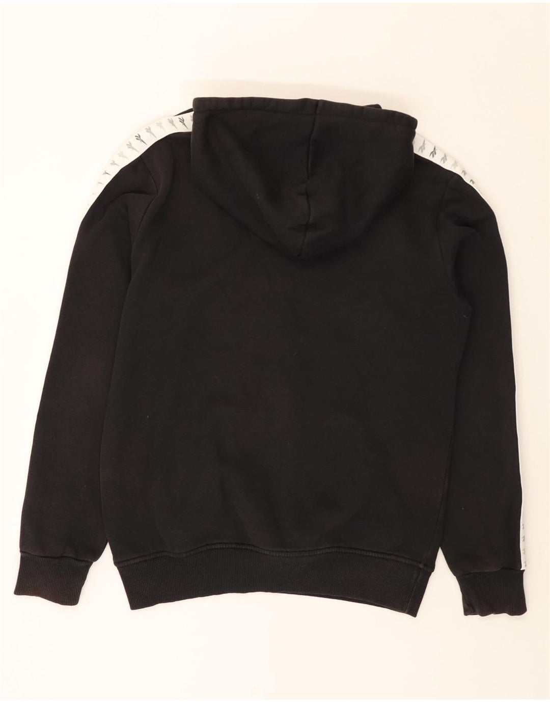 REEBOK Pull à capuche classique pour homme en coton color block Noir Taille S