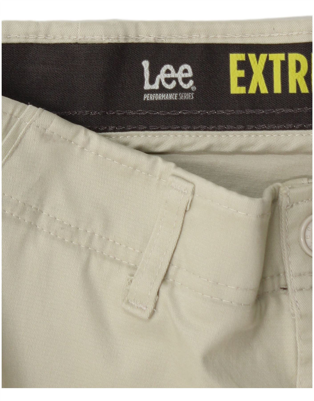LEE Pantalon Chino Droit Homme Confort Extrême W33 L30 Vert Coton