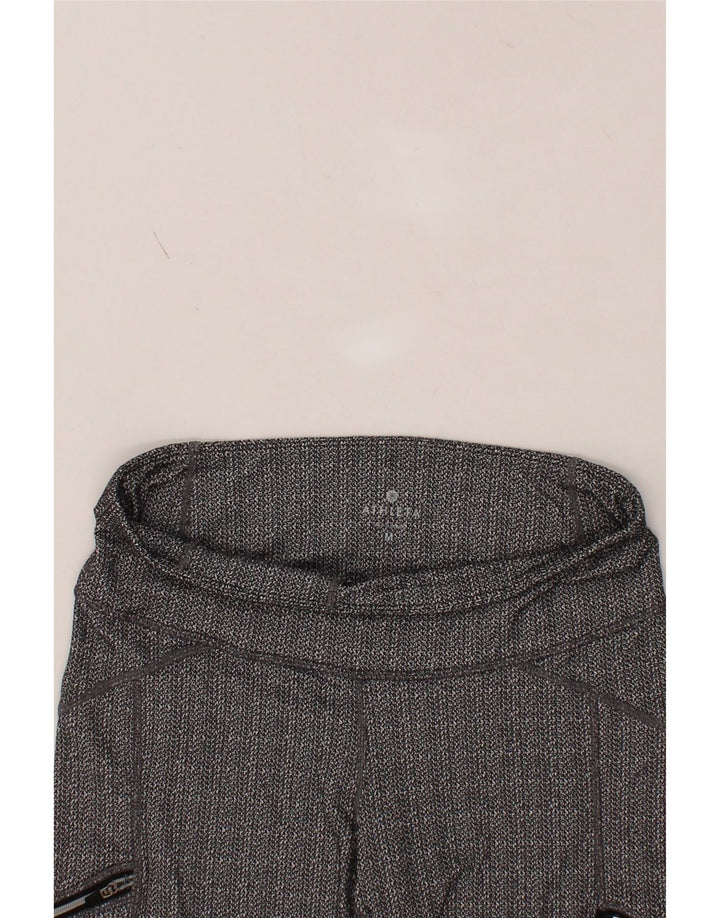 ATHLETA Womens Capri Leggings UK 12 Medium  Grey Nylon Vintage Athleta and Second-Hand Athleta from Messina Hembry 
