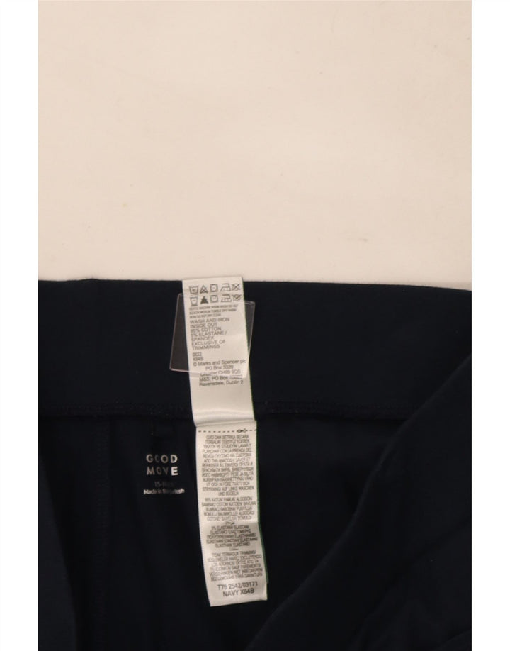 Marks & Spencer Jupe-short Fille 15-16 ans Bleu Marine Coton