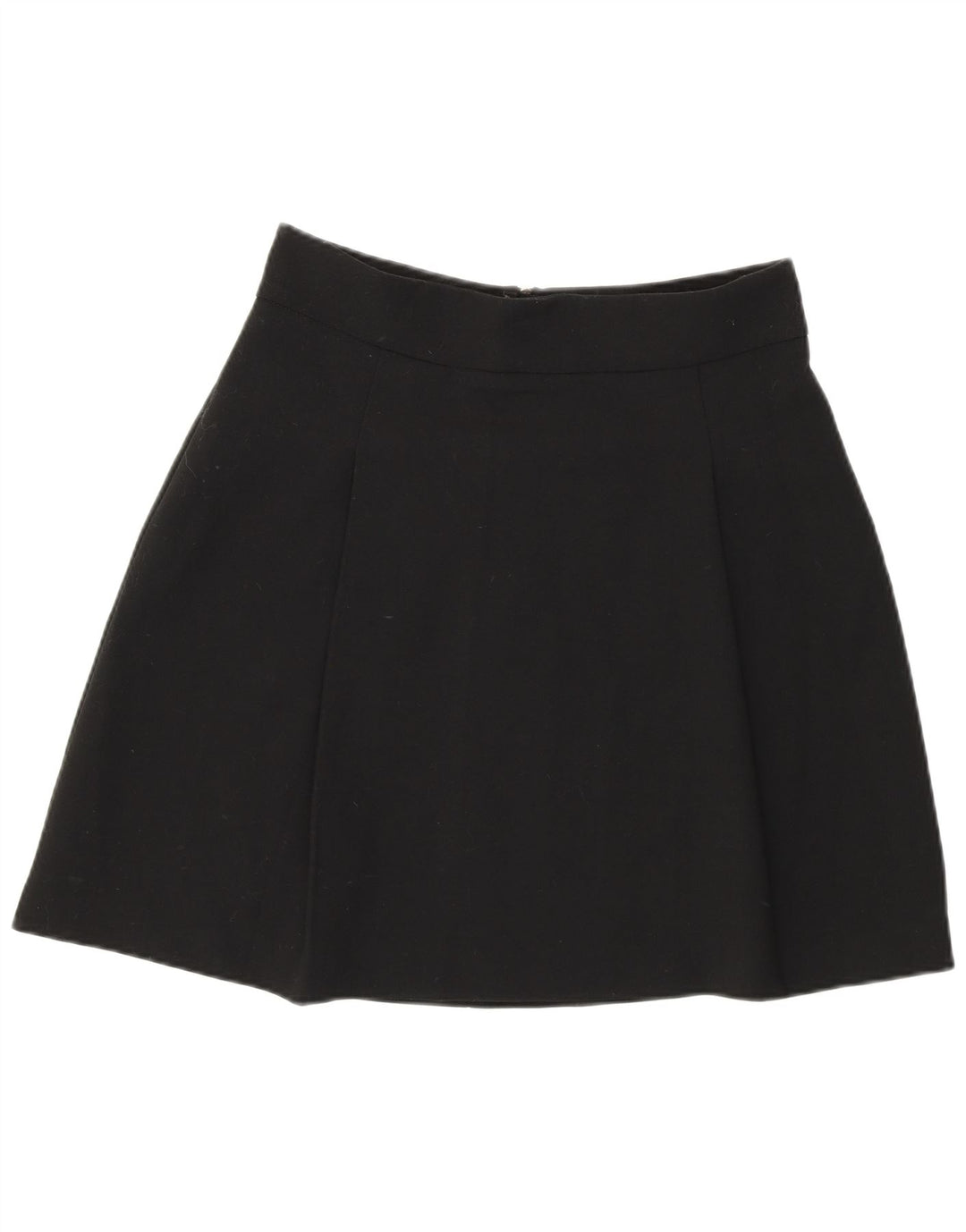Marks & Spencer Jupe trapèze pour femme UK 10 Small W29 Noir Polyester