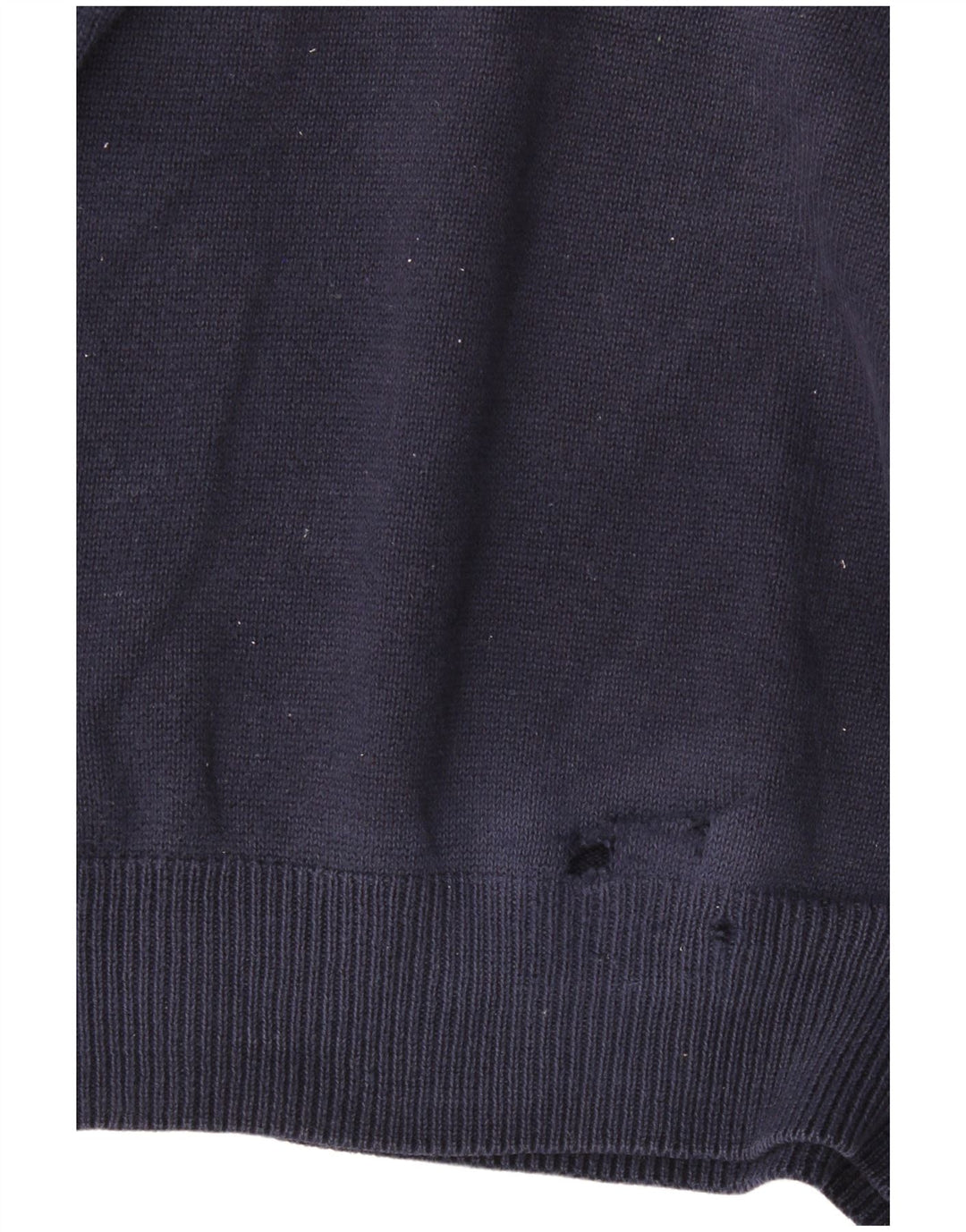 Marks & Spencer Pull col V Homme Bleu Marine Moyen Coton