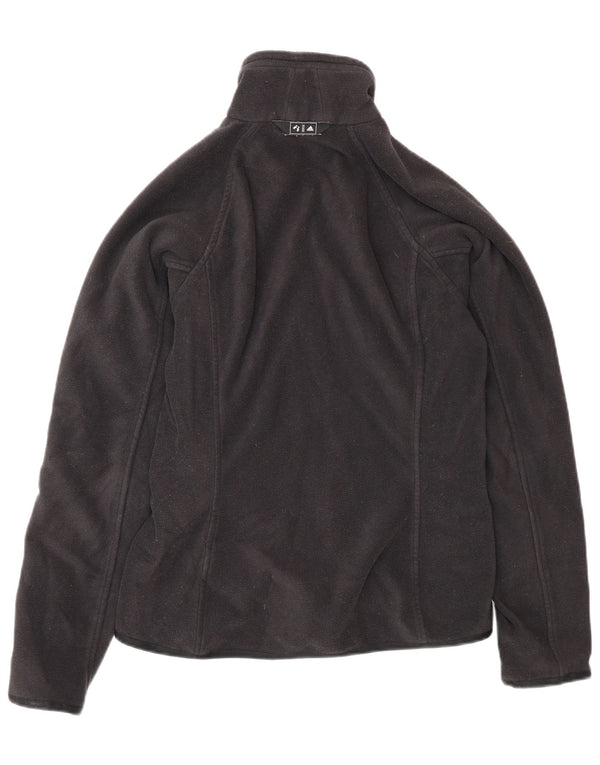 Adidas Veste polaire Clima Proof pour femme UK 12 Noir moyen Polyester