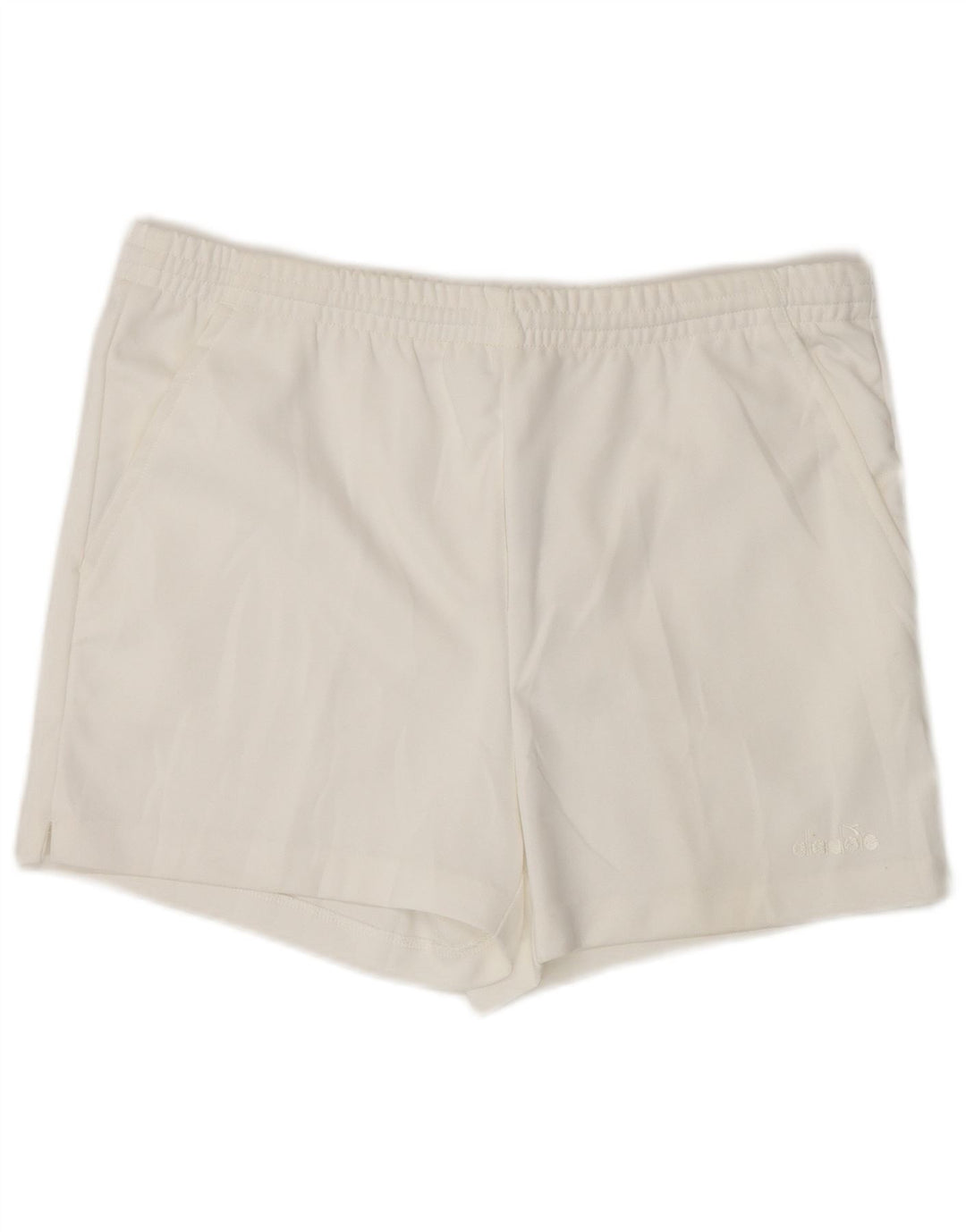 DIADORA Short de sport pour homme UK 40 Medium Blanc Polyester