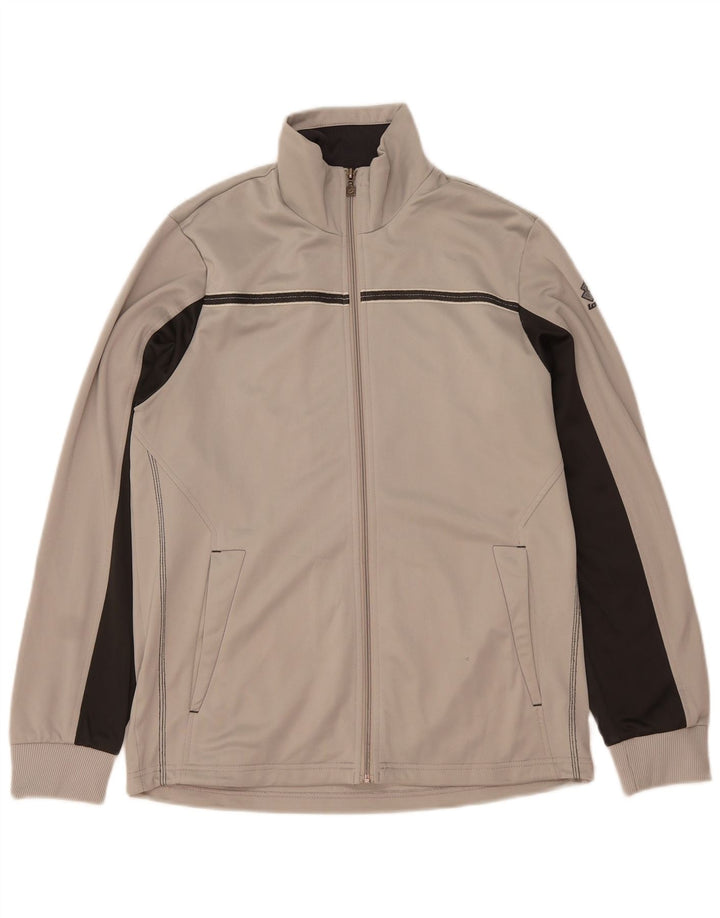 Lotto Veste de survêtement pour homme Large Gris Colorblock Polyester