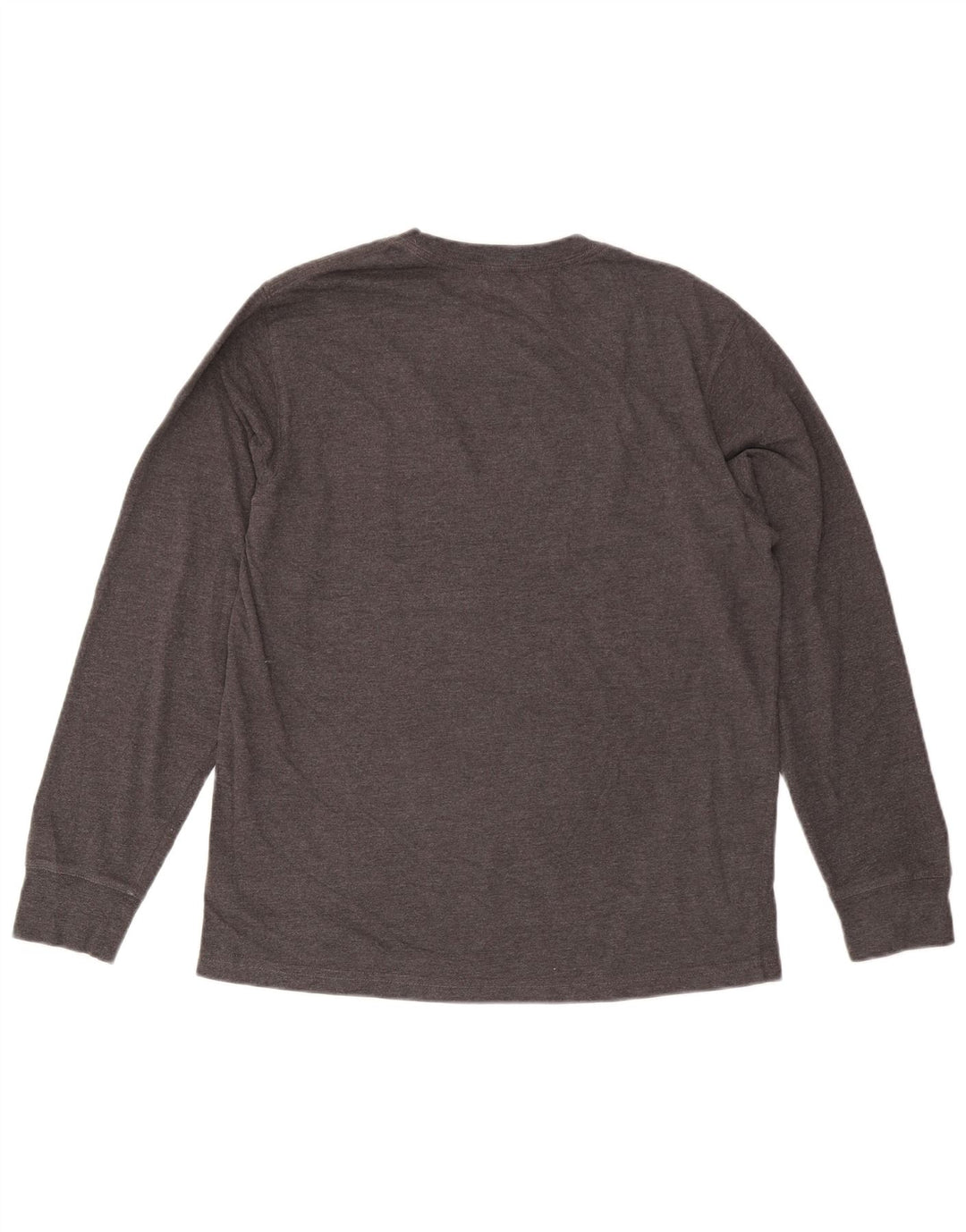 EDDIE BAUER Haut Homme Manches Longues Gris Moyen Coton