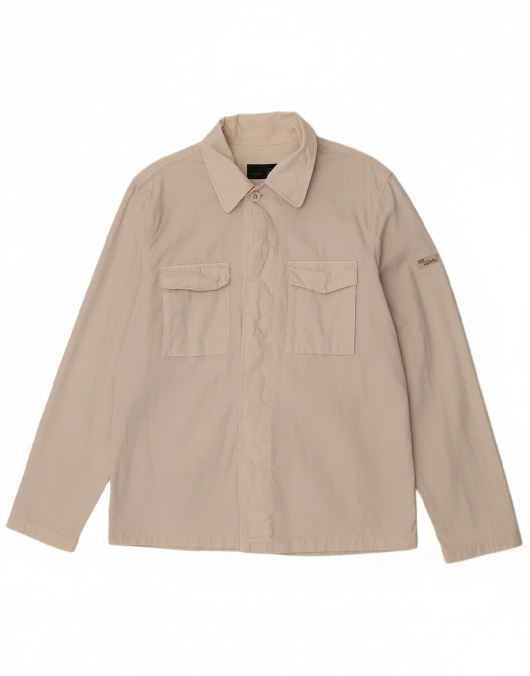 Gas Veste Bomber Homme UK 42 XL Coton Blanc Cassé