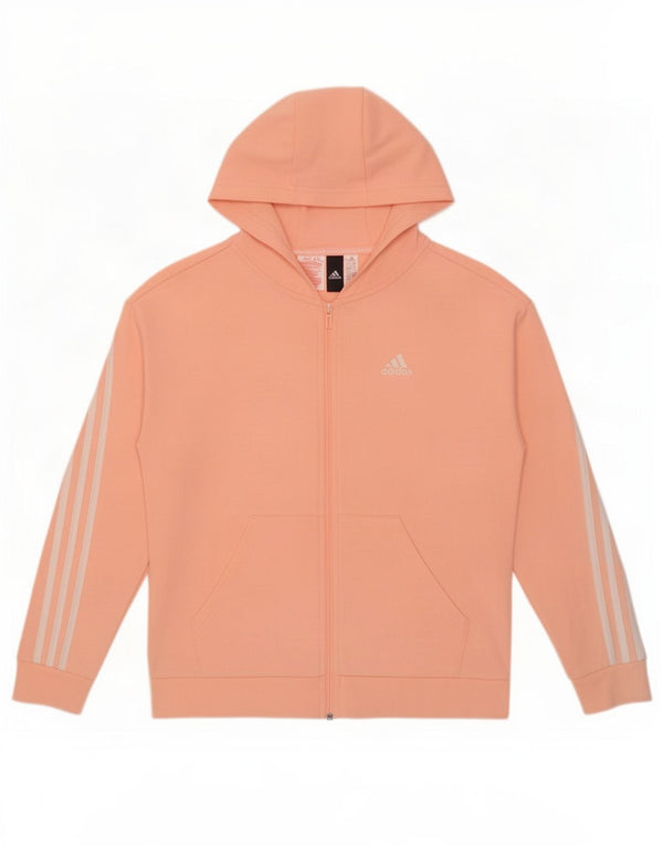 Adidas Pull à capuche zippé garçon 13-14 ans Rose Coton