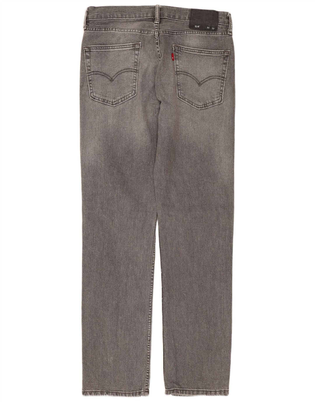 Levi's Mens 514 Straight Jeans Taille 30 W30 L32 Gris Coton