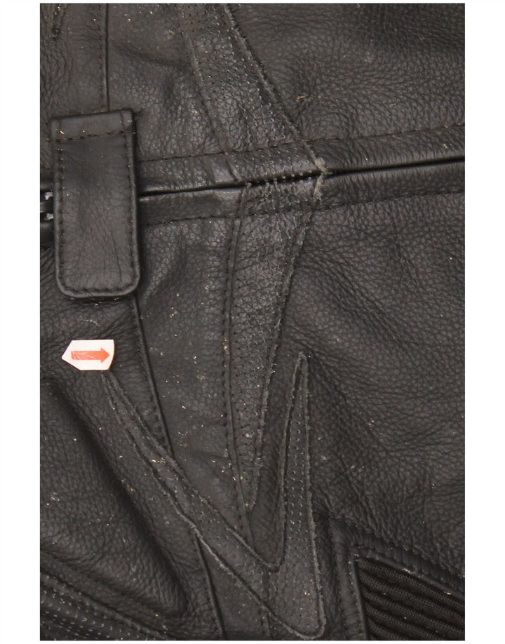 Probiker Veste de motard en cuir pour homme EU 50 Grand cuir noir