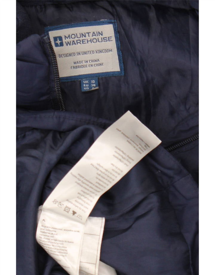 Mountain Warehouse Gilet rembourré pour femme UK 10 Small Bleu marine Polyester