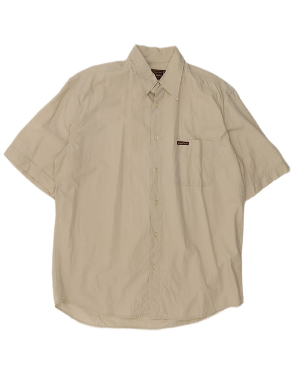 Marlboro Classics Chemise à manches courtes pour homme XL Coton beige