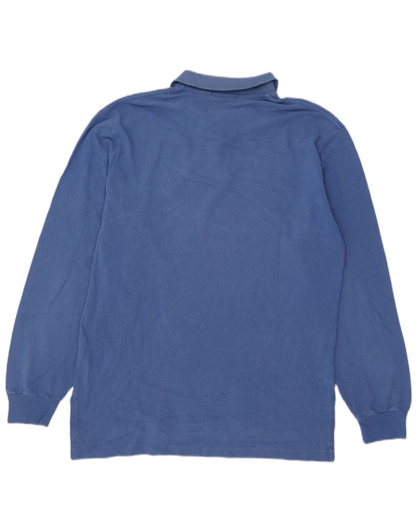 Polo Ralph Lauren Chemise à manches longues pour hommes Grand coton bleu
