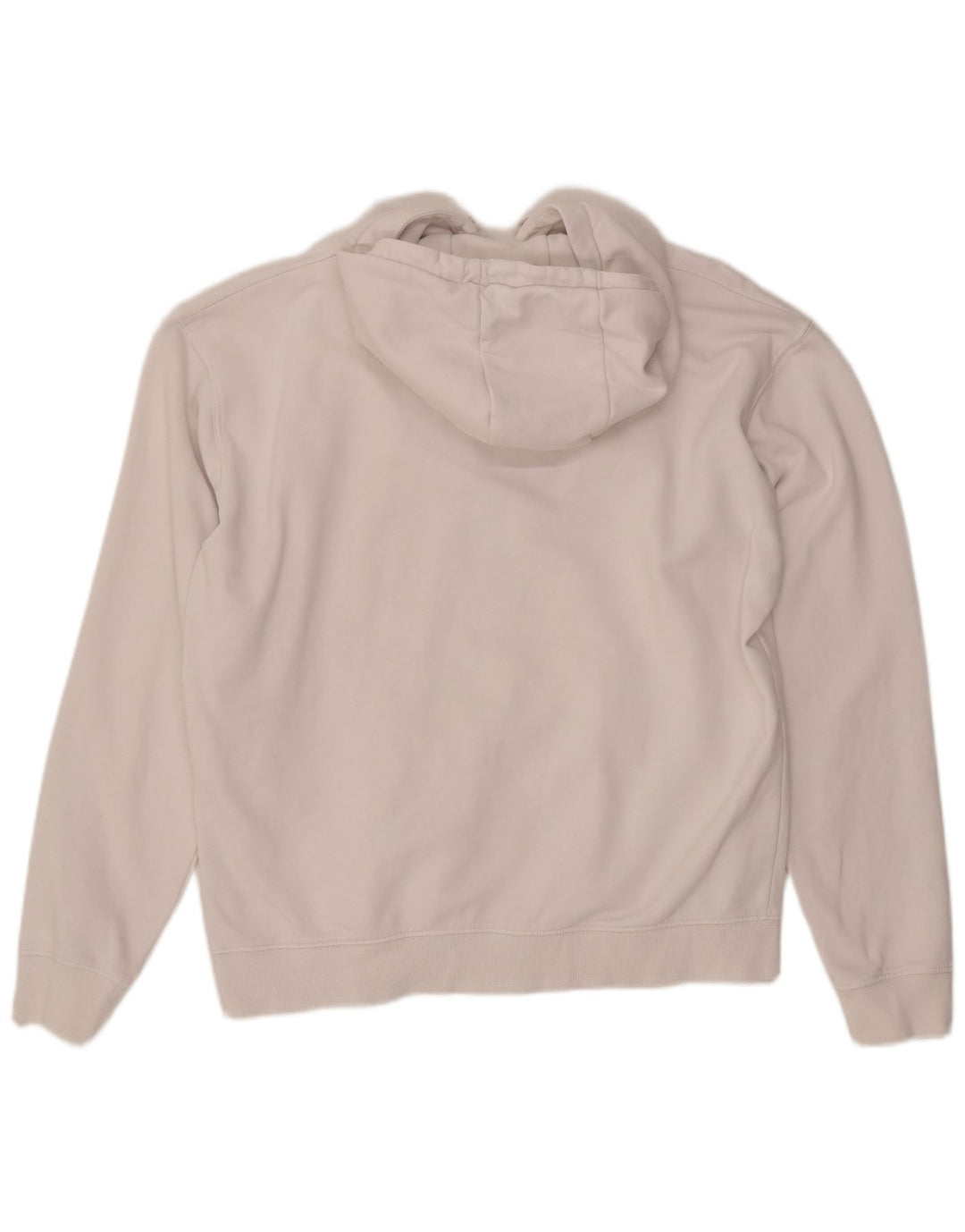 KARL KANI Pull à capuche graphique coupe ample pour homme Petit coton blanc