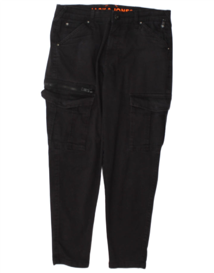 Jack & Jones Pantalon Cargo Slim W30 L25 Homme Gris Coton