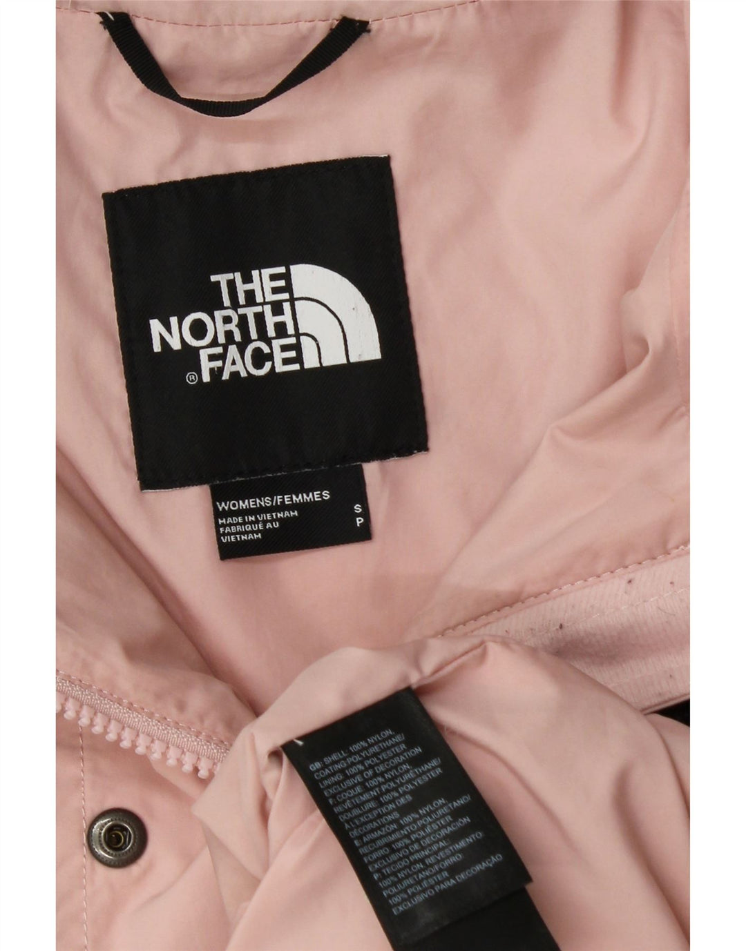 The North Face Veste coupe-vent surdimensionnée Dryvent pour femme UK 10 Small Rose