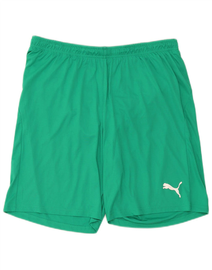 Puma Short de sport homme grand vert polyester
