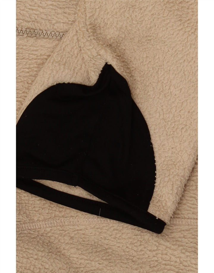 FILA Veste polaire homme UK 36 Small Beige Colourblock Polyester