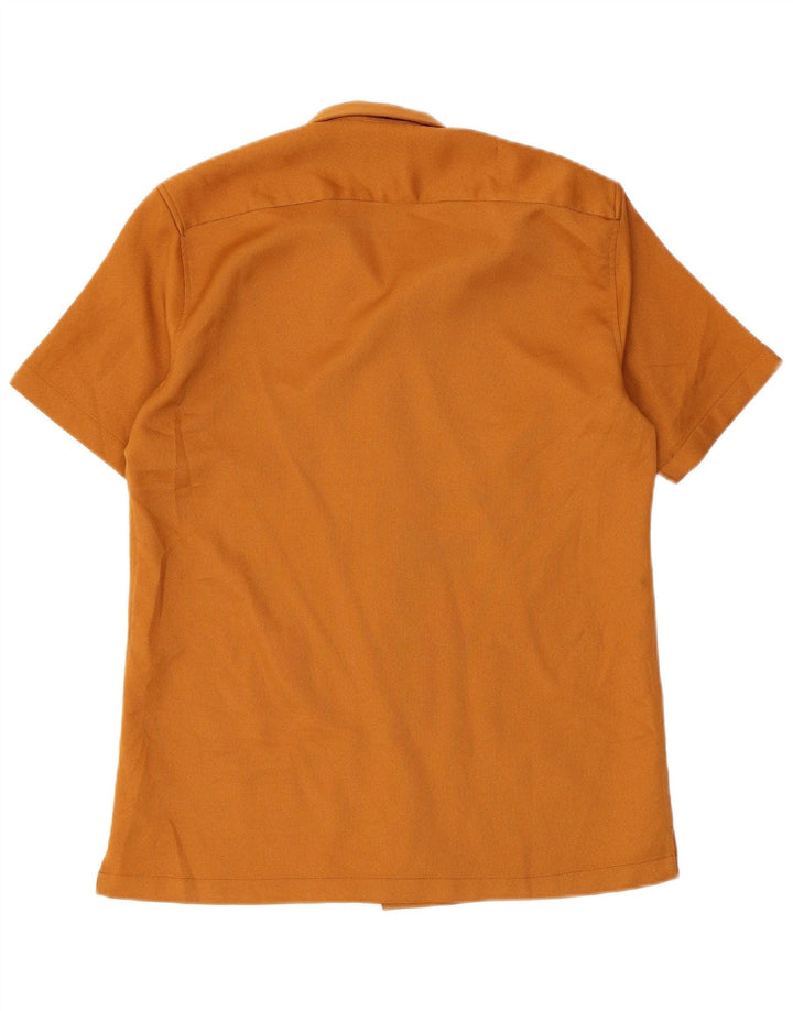 Zara Chemise décontractée à manches courtes pour hommes, petit marron