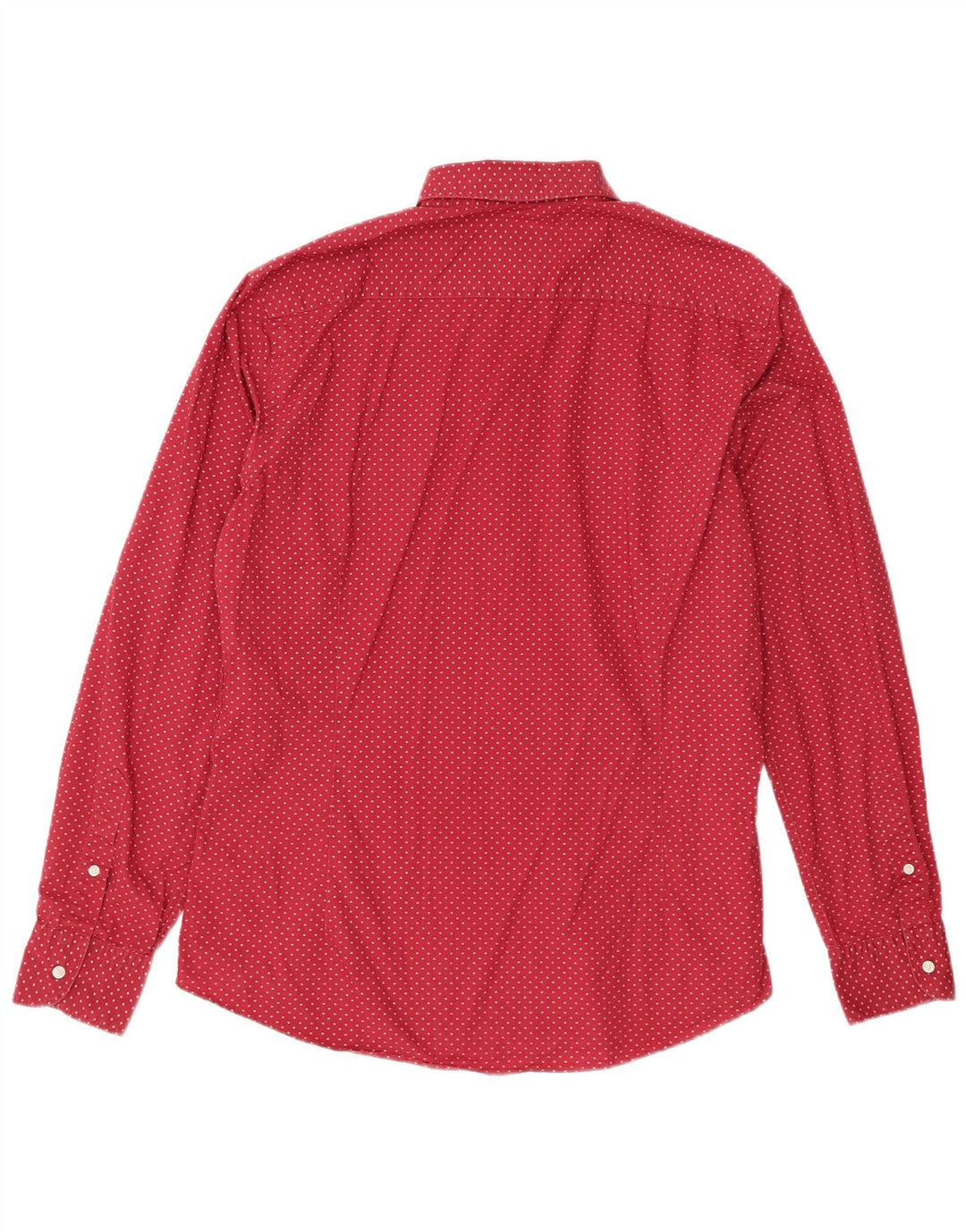 Massimo Dutti Chemise Homme Large Bordeaux Taché