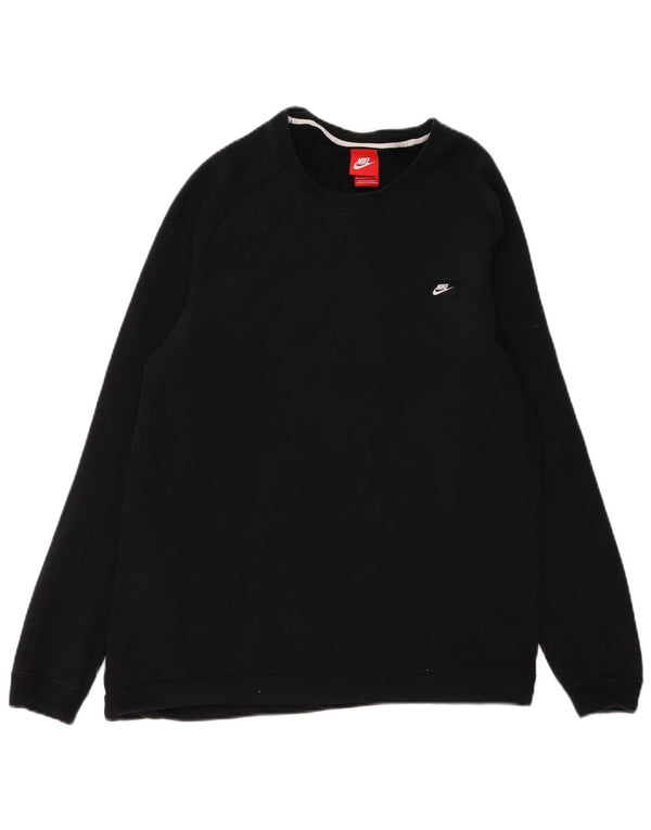Nike Sweat-shirt en coton noir moyen pour homme