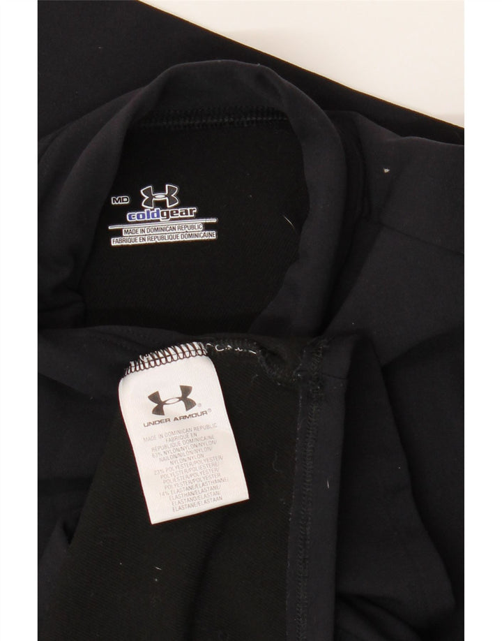Under Armour Cold Gear Top à manches longues pour femme UK 12 Medium Noir Nylon