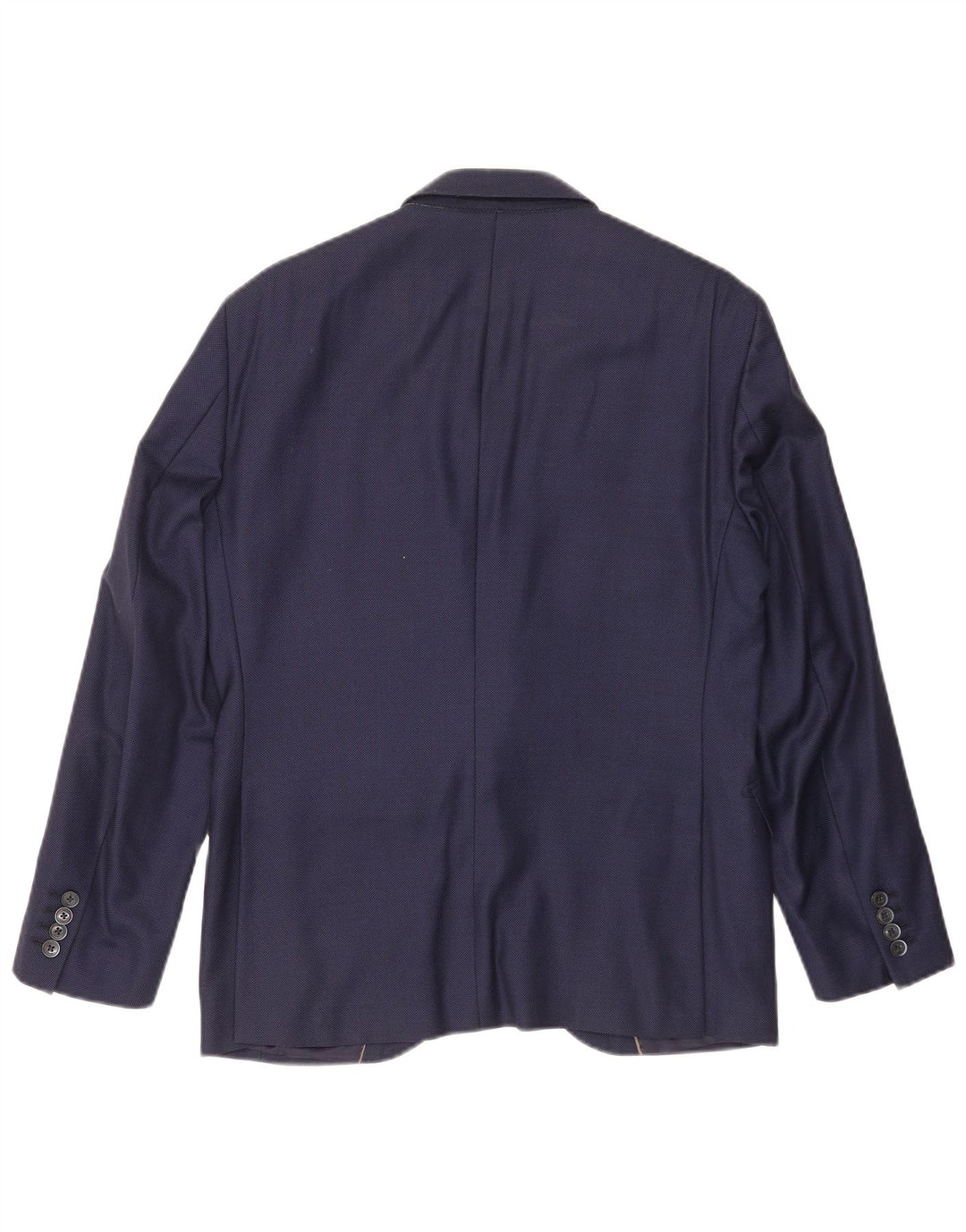 Hackett Veste Blazer 2 Boutons Homme UK 40 Grande Laine Bleu Marine