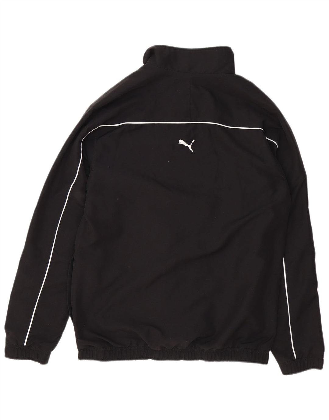 PUMA Veste de survêtement graphique pour hommes, petit, noir