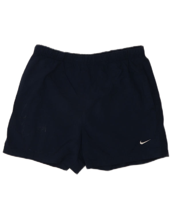 Nike Short de Bain Garçon 12-13 Ans Large Bleu Marine Nylon