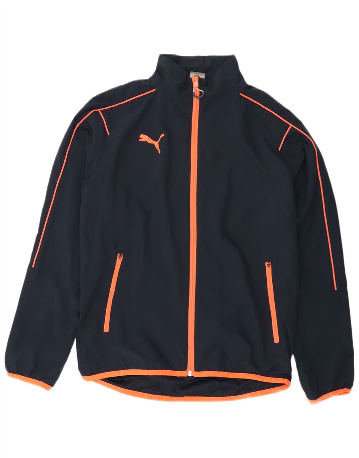 PUMA Veste de survêtement pour homme Petit Bleu Marine Polyester