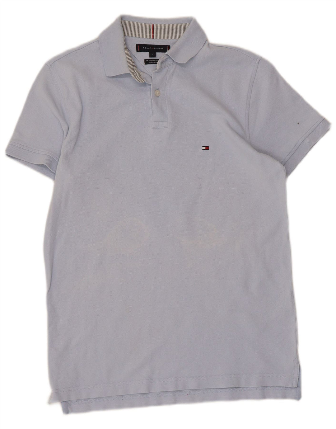 TOMMY HILFIGER Polo Regular Fit Homme Petit Bleu Coton