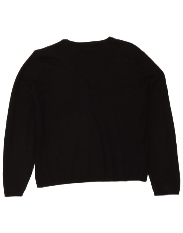 Marks & Spencer Pull Cardigan Femme UK 14 Medium Noir Viscose