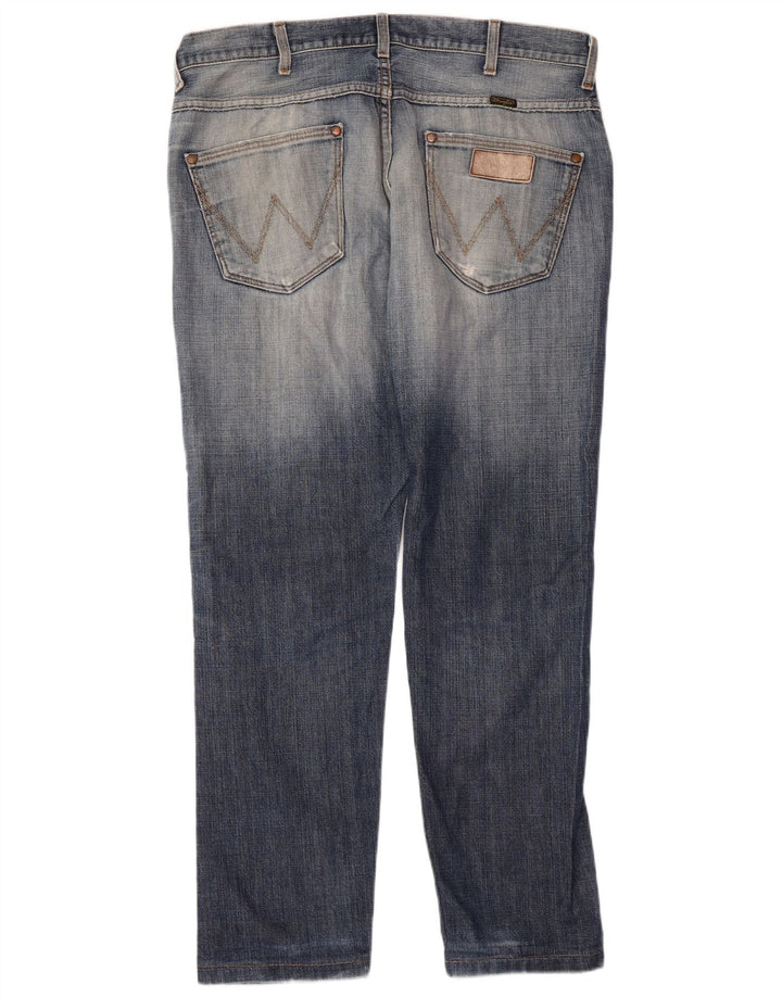 Wrangler Jean droit homme W36 L30 bleu coton