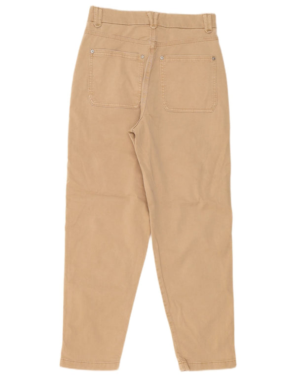 Marks & Spencer Pantalon chino taille haute pour femme UK 8 Small W26 L27 Beige