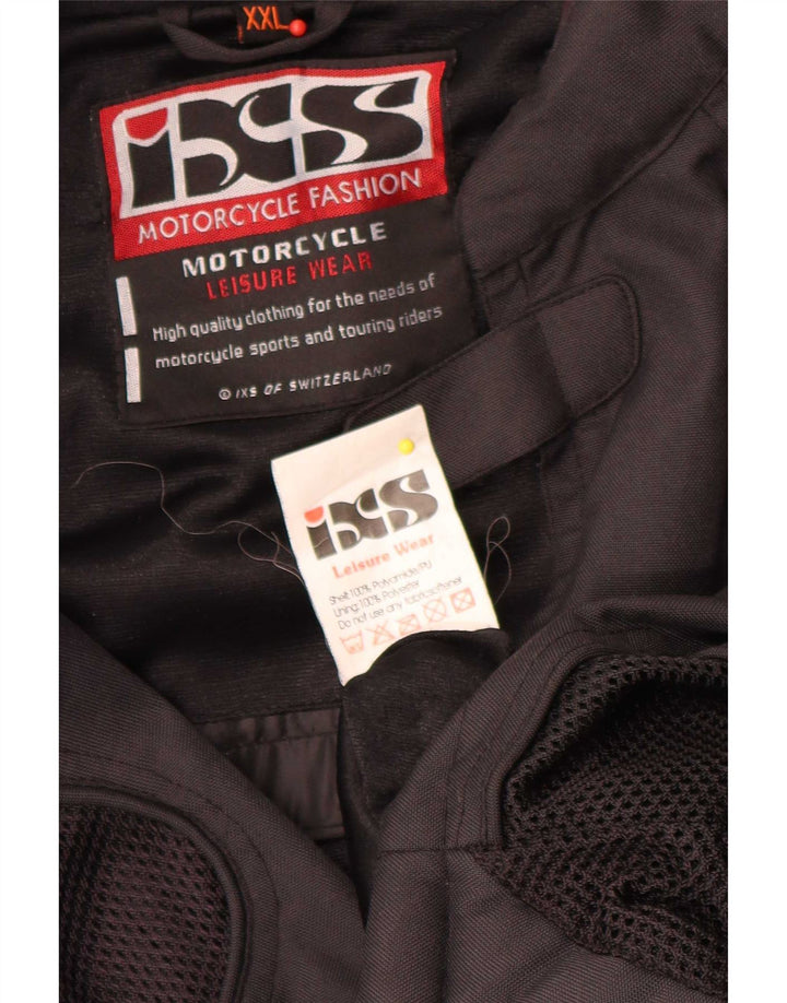 IXS Veste de moto Racer pour homme UK 44 2XL Noir Colourblock Polyamide