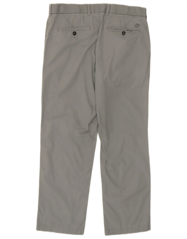 Marks & Spencer Pantalon Chino Regular Homme W34 L29 Gris Coton