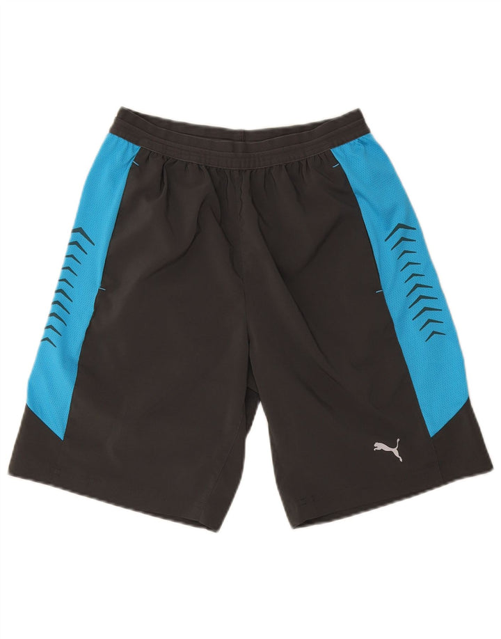 Puma Short Graphic Sport Small Homme Gris Colorblock