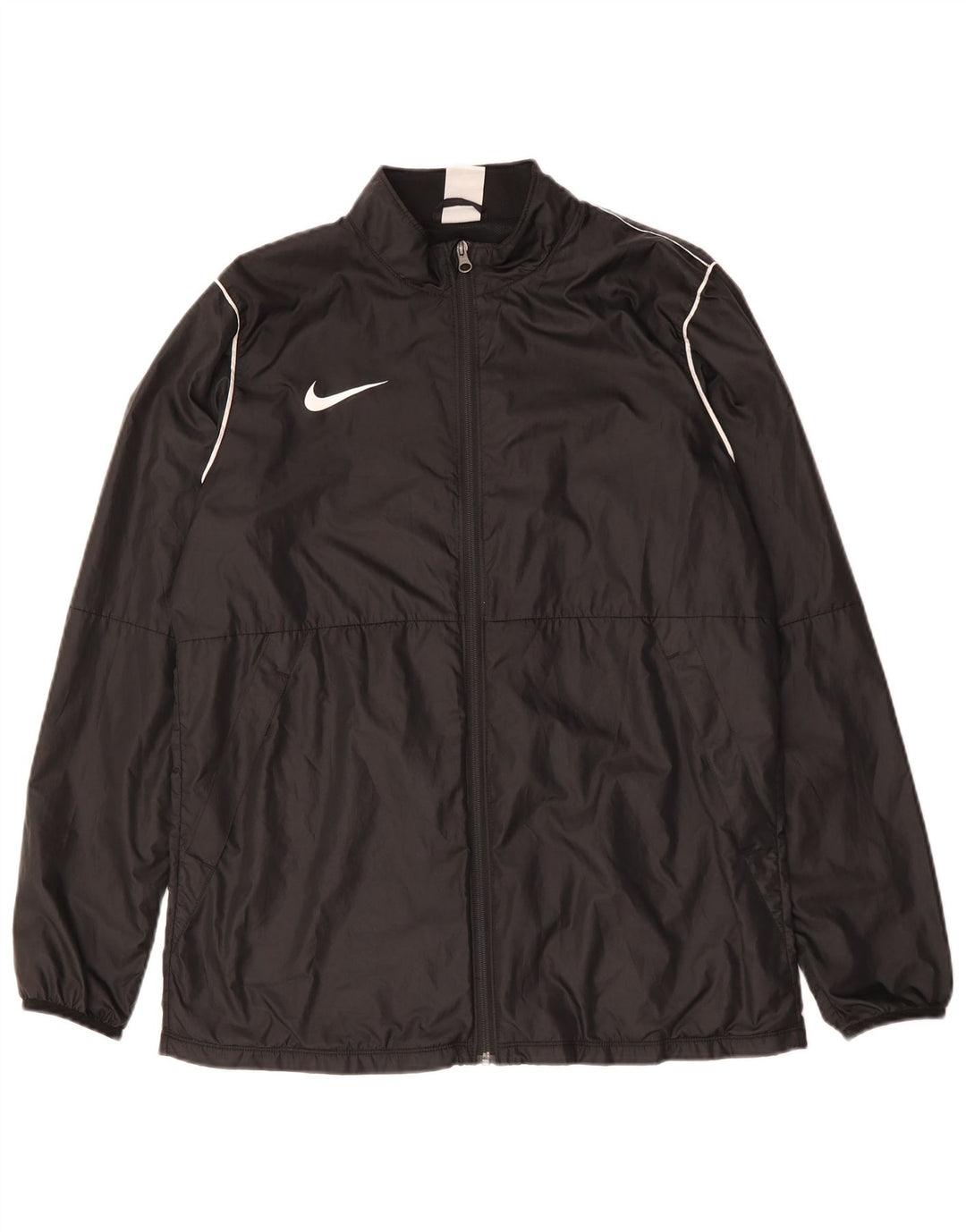 NIKE Veste de pluie pour homme UK 40 Large Noir Polyester
