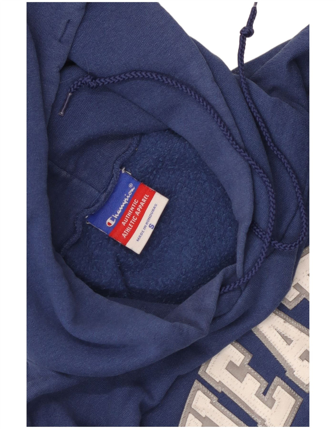 Champion Pull à Capuche Wheaton Graphic Homme Bleu Moyen