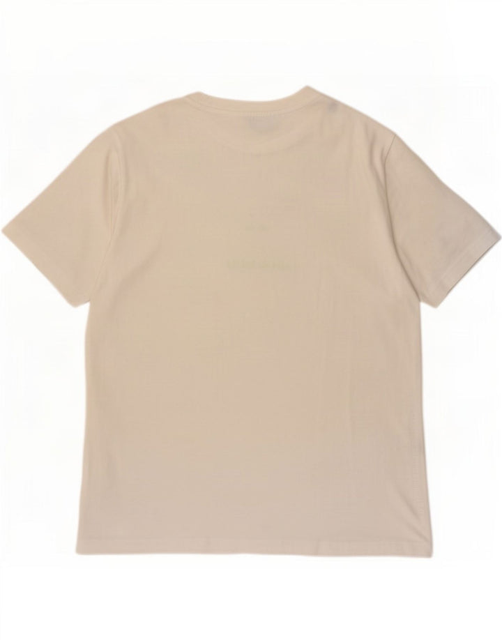 Diesel T-Shirt Graphique Homme Blanc Moyen