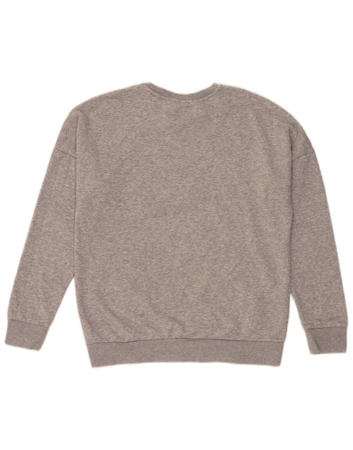 Adidas Sweat-Shirt Graphique Garçon 13-14 Ans Gris Coton