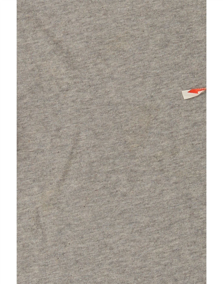 Adidas T-Shirt Homme Gris Moyen Moucheté Coton