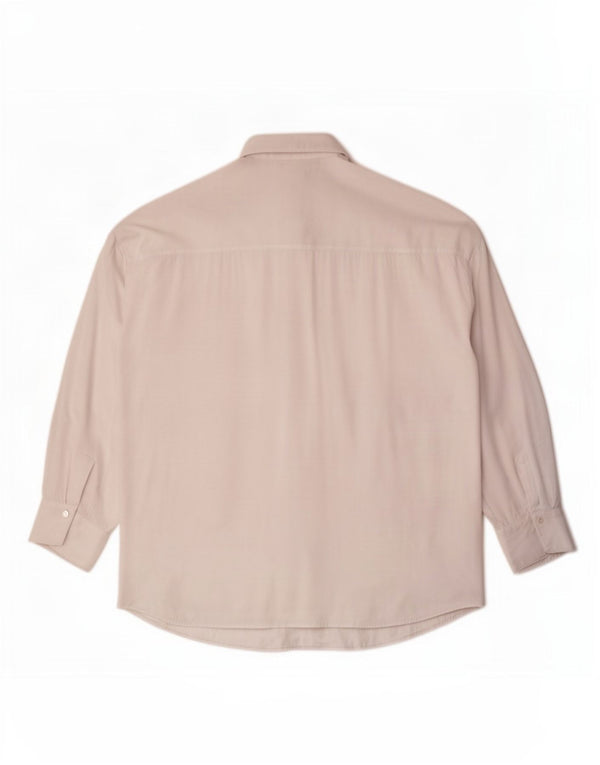 Zara Chemise surdimensionnée pour femme UK 16 Large Blanc