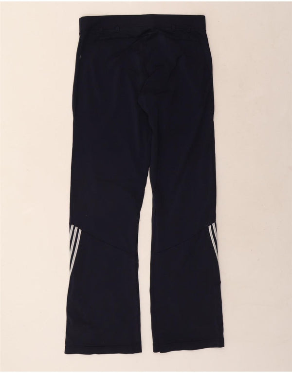 Adidas Pantalon de survêtement pour femme UK 16 Large Bleu Marine Nylon