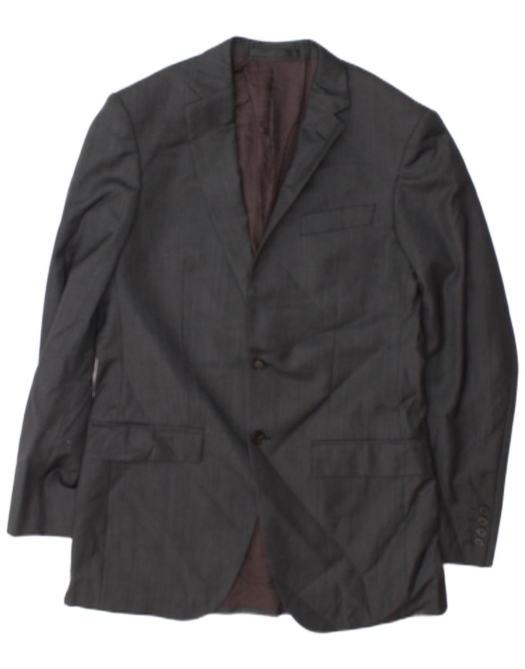Zignone Veste blazer à 2 boutons pour homme UK 38 Gris moyen