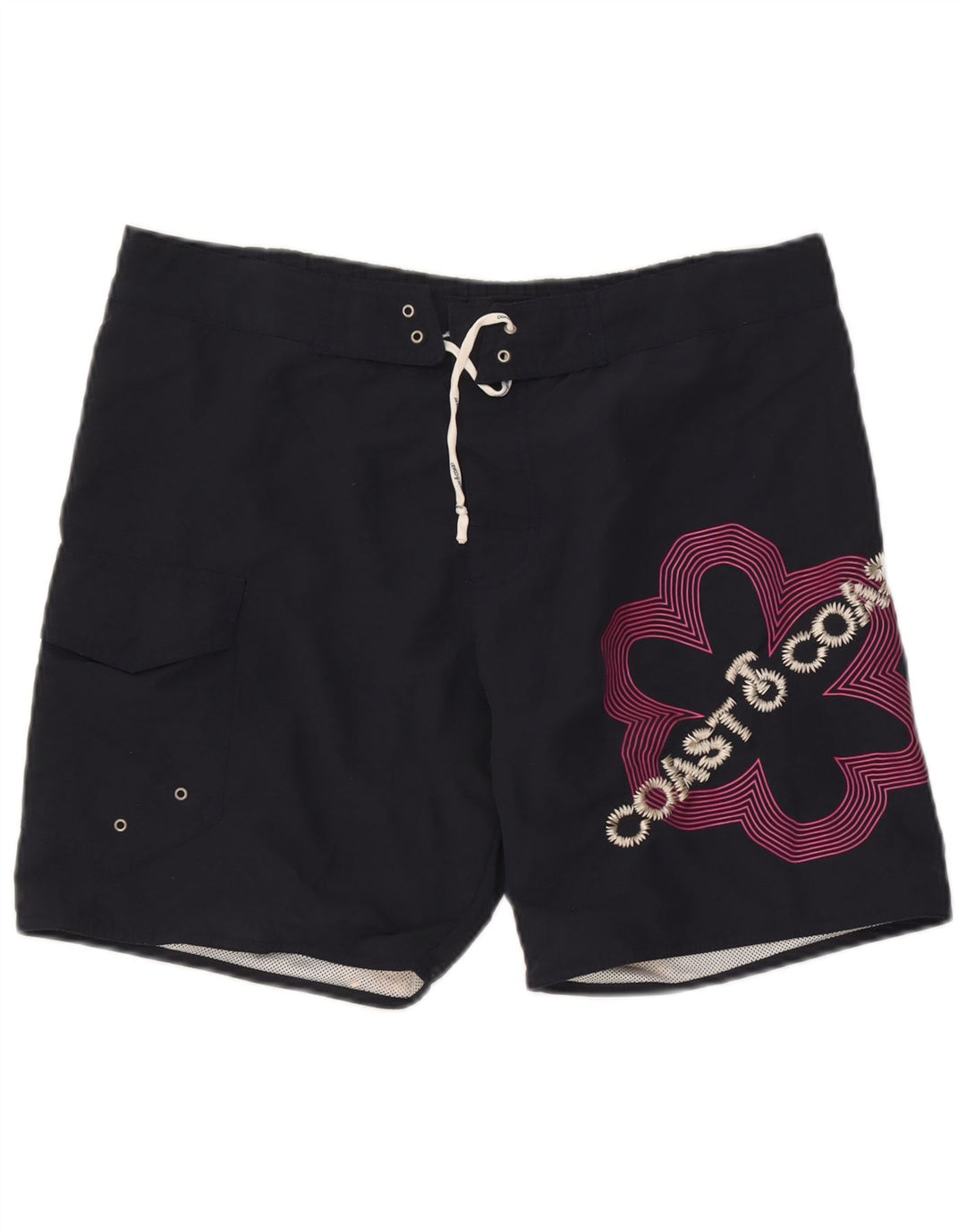 Coast Short de Bain Graphique Homme Grand Bleu Marine Polyester