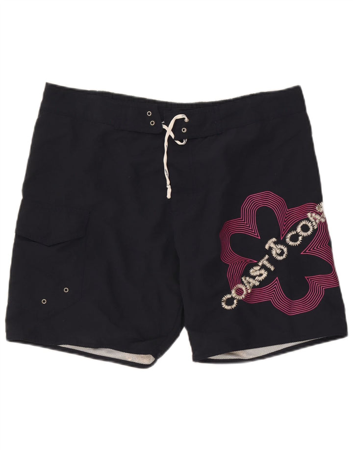 Coast Short de Bain Graphique Homme Grand Bleu Marine Polyester
